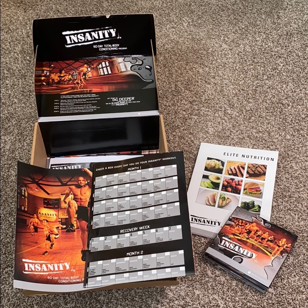 EUC: INSANITY 60 day Workout DVDs Kit